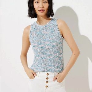 Loft space dye sweater tank medium NWT